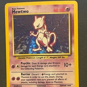 1999 Base Set Mewtew Holographic